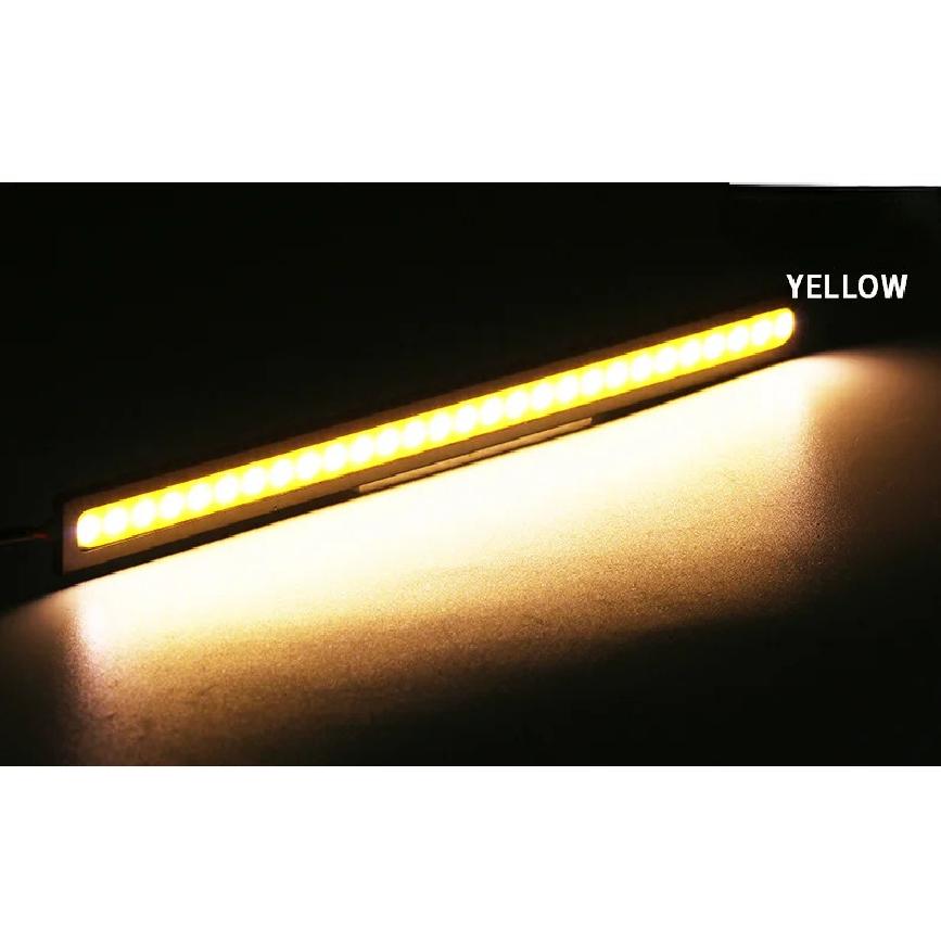 10PCS 17CM LED DRL Waterproof Driving Daytime Running Lights Strip 12V COB LED Car Aluminum Stripes Lights