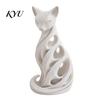 Modern Indoor Decorations Spiral Cat Sculpture Resin Ornament, Creative Twisted Statue, Artistic Decorative Ornaments Desktop Decor for Home