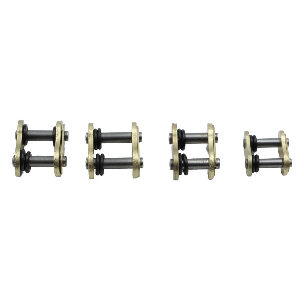 Motorcycle Gold Oil Seal Chain Buckle 428 520 525 530 with O-ring Chain Lock Motorcycle Buckle Connecting Rod Chain Joint Chain