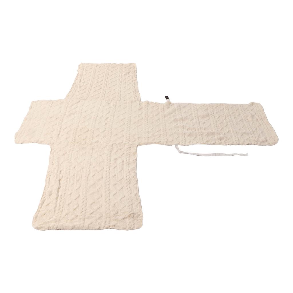 Sesselbezug Dick T-Form Beige Rutschfest Wendbar Sicher Einzelsofabezug für Familie