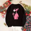 TUME Women's Cartoon Sweatshirt - Loose Casual Plus Size Round Neck Hoodie