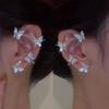 High-Class Butterfly Rhinestone Ear Cuff – Sparkling, Fairy-Style Non-Pierced Earring Accessory for Women