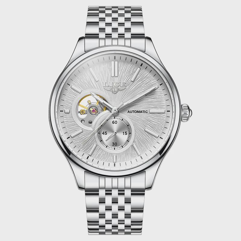 Мужские механические часы Модные деловые часы Мужские Водонепроницаемые Светящиеся Повседневные Спортивные Турбийон Автоматические часы