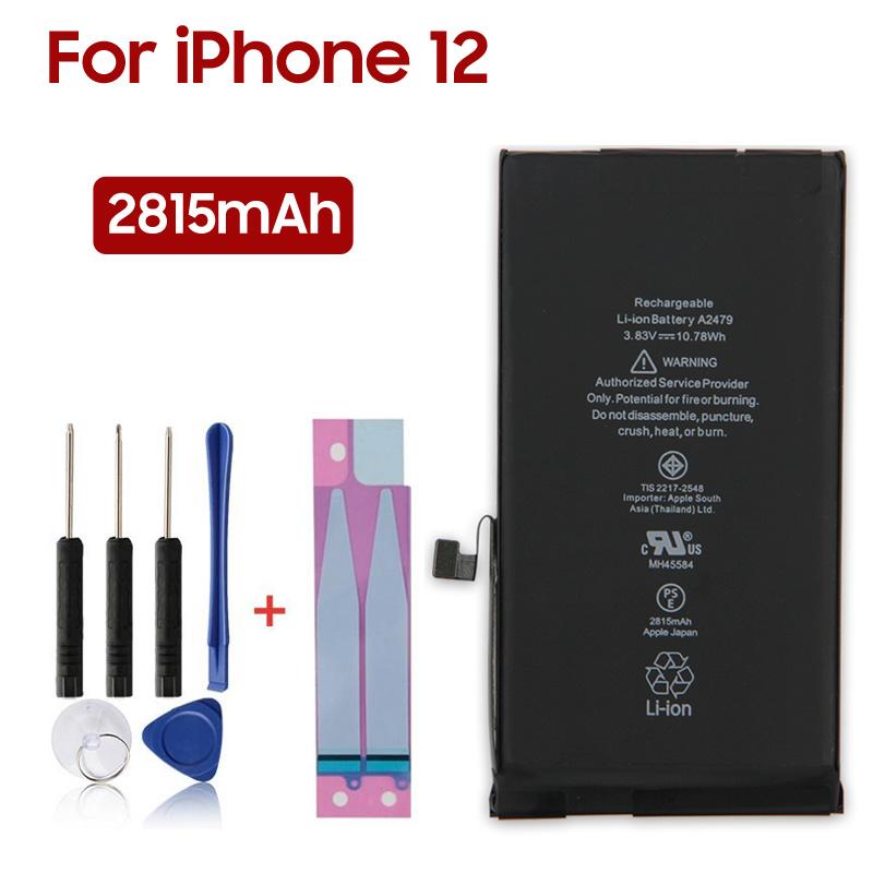 Rechargeable Lithium Battery For iPhone 12 iPhone12 Phone Battery 2815mAh