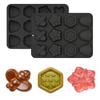 12 Cavity Silicone Mold for Baking Honeycomb Bee Cake DIY Food Grade Flexible Non Stick Mold for Home Kitchen Baking and Candy Making