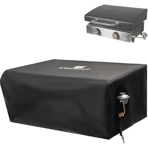 Griddle Cover for Blackstone 22 inch Griddle with Hood, Heavy Duty Waterproof Gas Grill Cover Fits Blackstone Griddle, Weather Resistant Tabletop