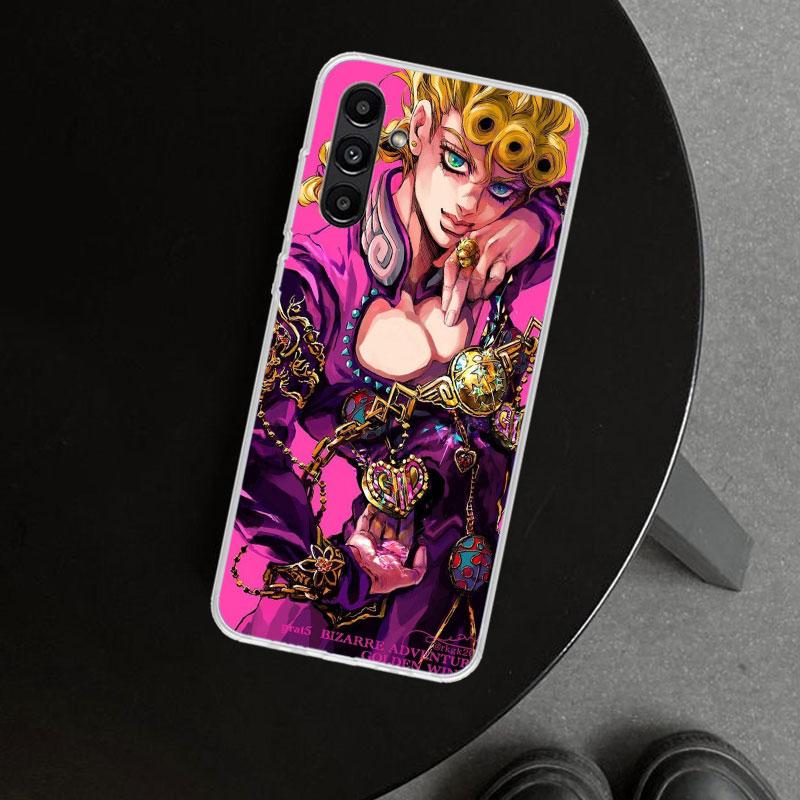 JoJo Adventure Giorno Giovanna Phone Case Cover for Samsung Galaxy A17 A16 A26 A36 A56 A57 A37 A15 A25 A35 A55 A14 A24 A34 A54 A