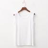 Modal Summer Plus Size Wide Shoulder Tank Top for Women 200 Lbs Sleeveless Middle-Aged