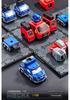 Children's 3D Magnetic Transforming Robot Car Toy - Versatile Warrior Model