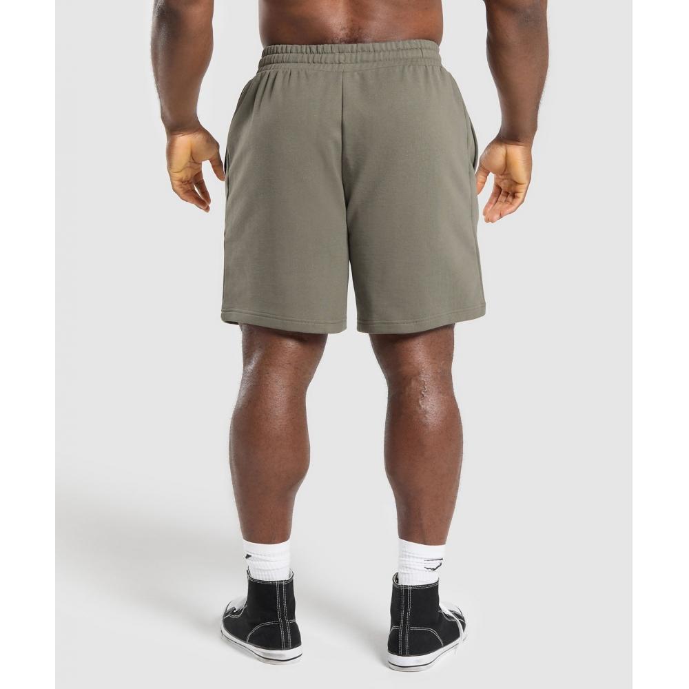 Gymshark Trophy Graphic Shorts Base Green A7a1p Ech1