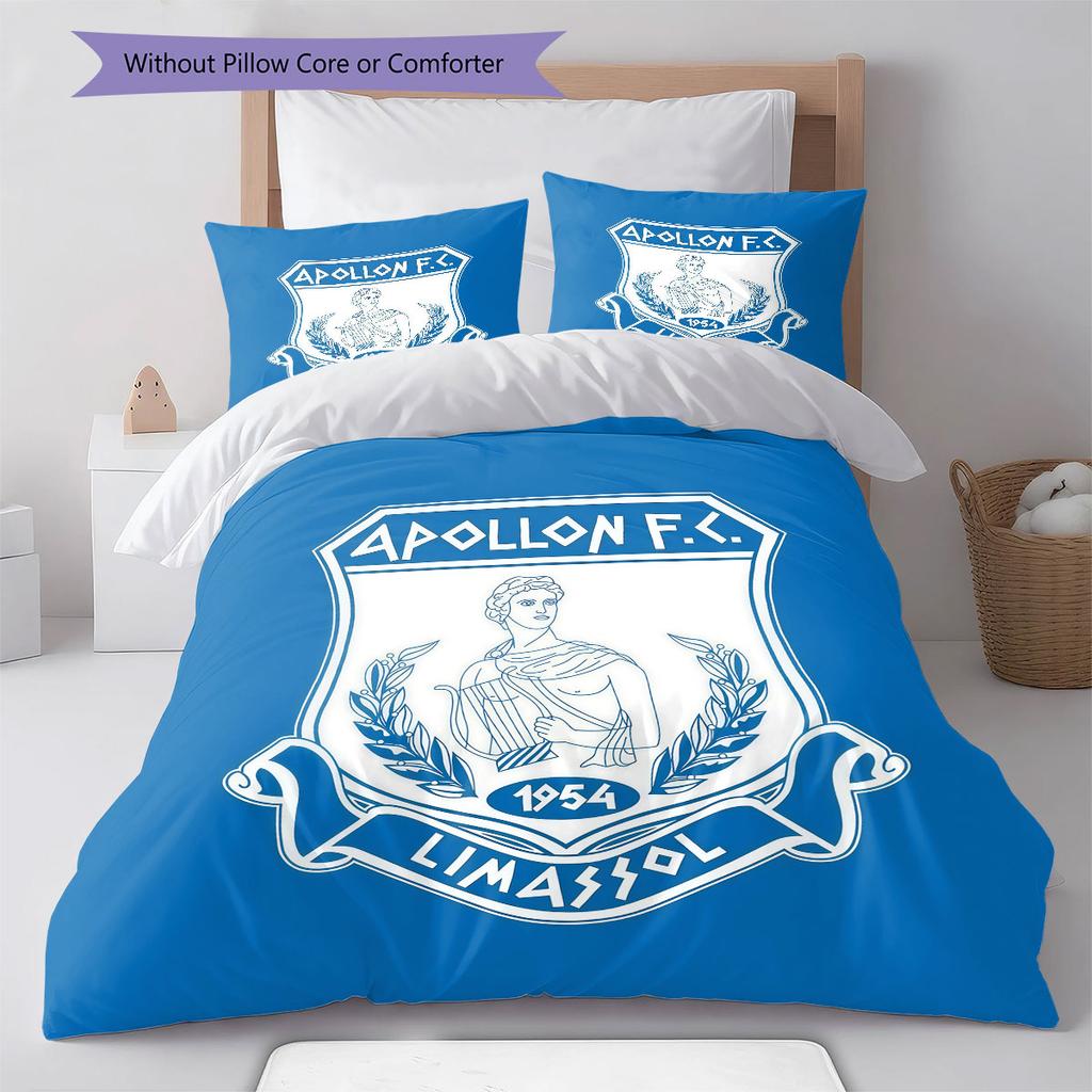 Apollon Logo Bedding Quilt Set Quilt Cover Pillowcase Home Decoration Birthday Gift (1 * Duvet Cover + 2 * Pillowcase, Without Core)