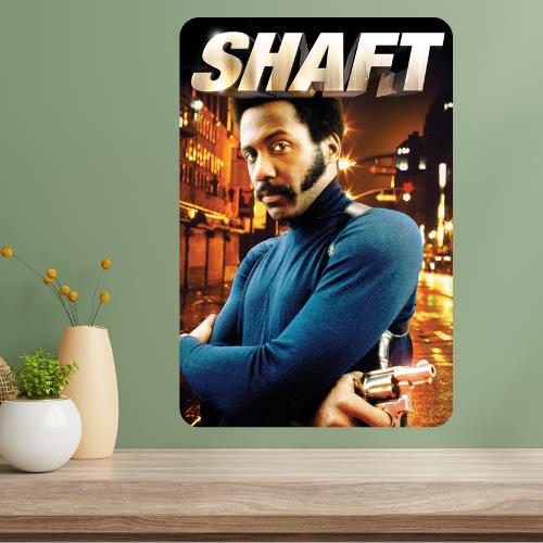 Shaft Classic Movie Metal Poster Sign 20x30cm（7.8x11.8inch）