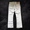 Vintage White Jeans Y2K Clothes Men Women Harajuku Hip Hop Pocket Retro Jeans Fashion Low Waist Trousers
