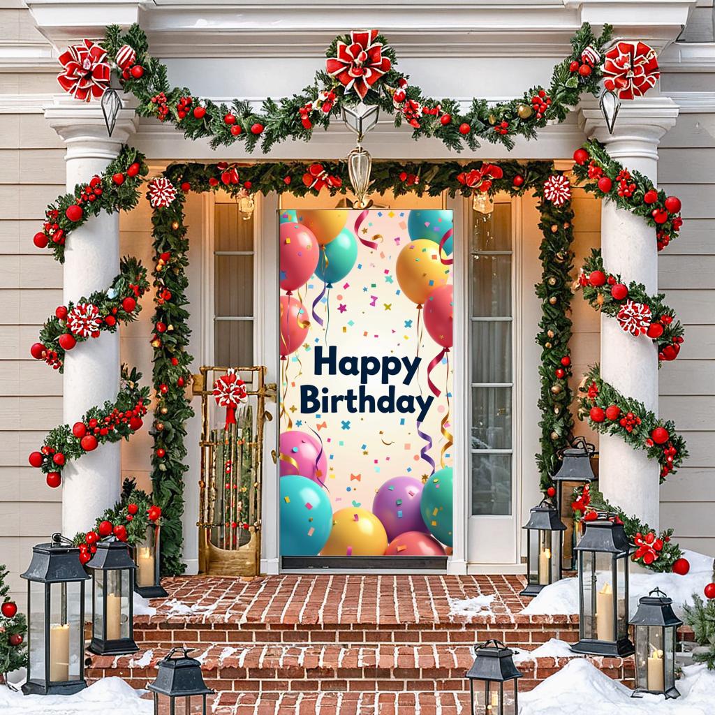 Hanging Birthday Decoration Balloon Decoration Birthday Banner For Kids Adults Celebration