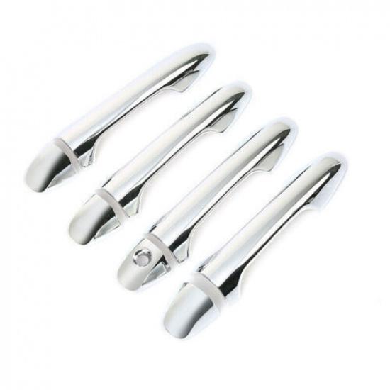 For Toyota Highlander 2014- Chrome ABS Outside Smart Door Handle Cover Trim