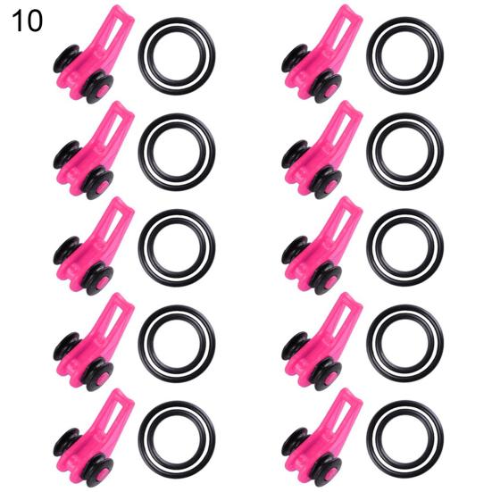 10Pcs Portable Fishing Rod Hooks Holder Lure Bait Hanger Device Gear Tackle