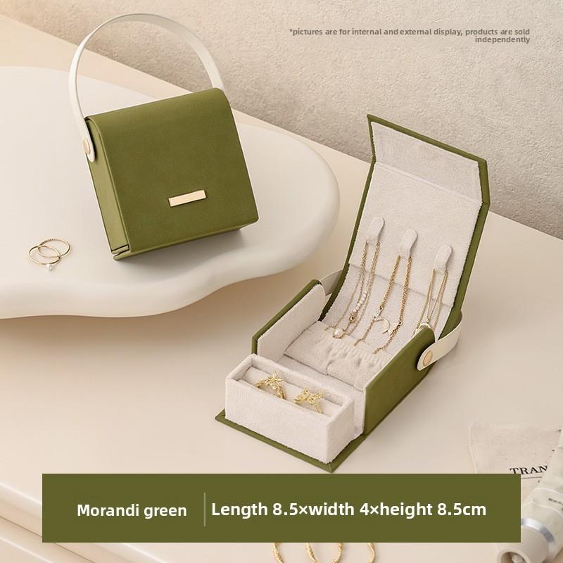Jewelry Storage Box With Pu Material For Travel And Gift For Women