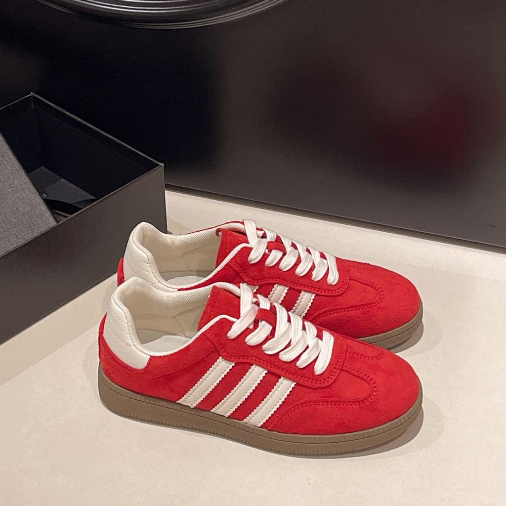 Retro Duitse trainingsschoenen dames lente 2025 nieuw platte zool ademend Forrest Gump schoenen populair veelzijdig casual sportschoenen