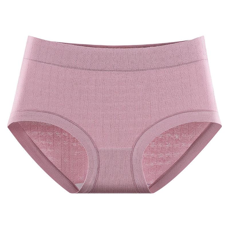 Ladies Spring and Summer Soft Jacquard Cotton Comfortable Non-hip Stretch Briefs