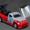 Alloy Trailer Toys Simulation City Road Rescue Vehicle Toy Children Boy Trailer Truck Helicopter Sports Car Model Inertial Drive