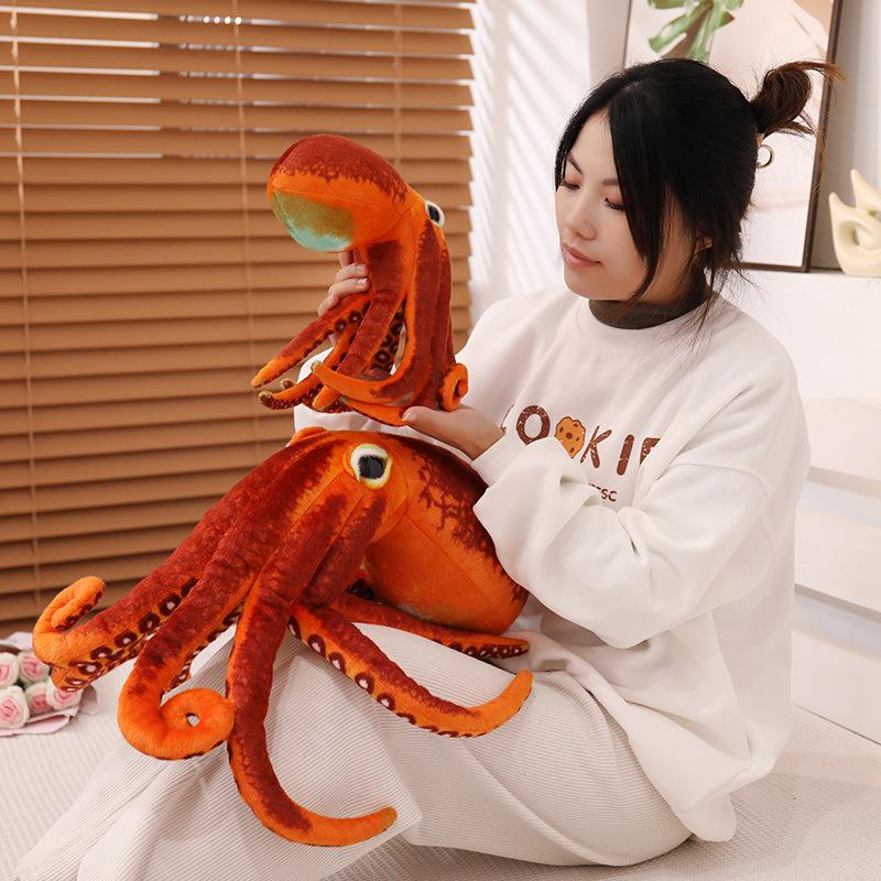 Ocean Animal Small Octopus Doll Plush Toy Octopus Squid Doll Children's Soothing Doll