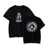 Canserbero Baumwolle Rundhals Kurzarm T-Shirts Herren Damen Unisex Oberteile Mode Sommer Kurzarm Lockeres T-Shirt