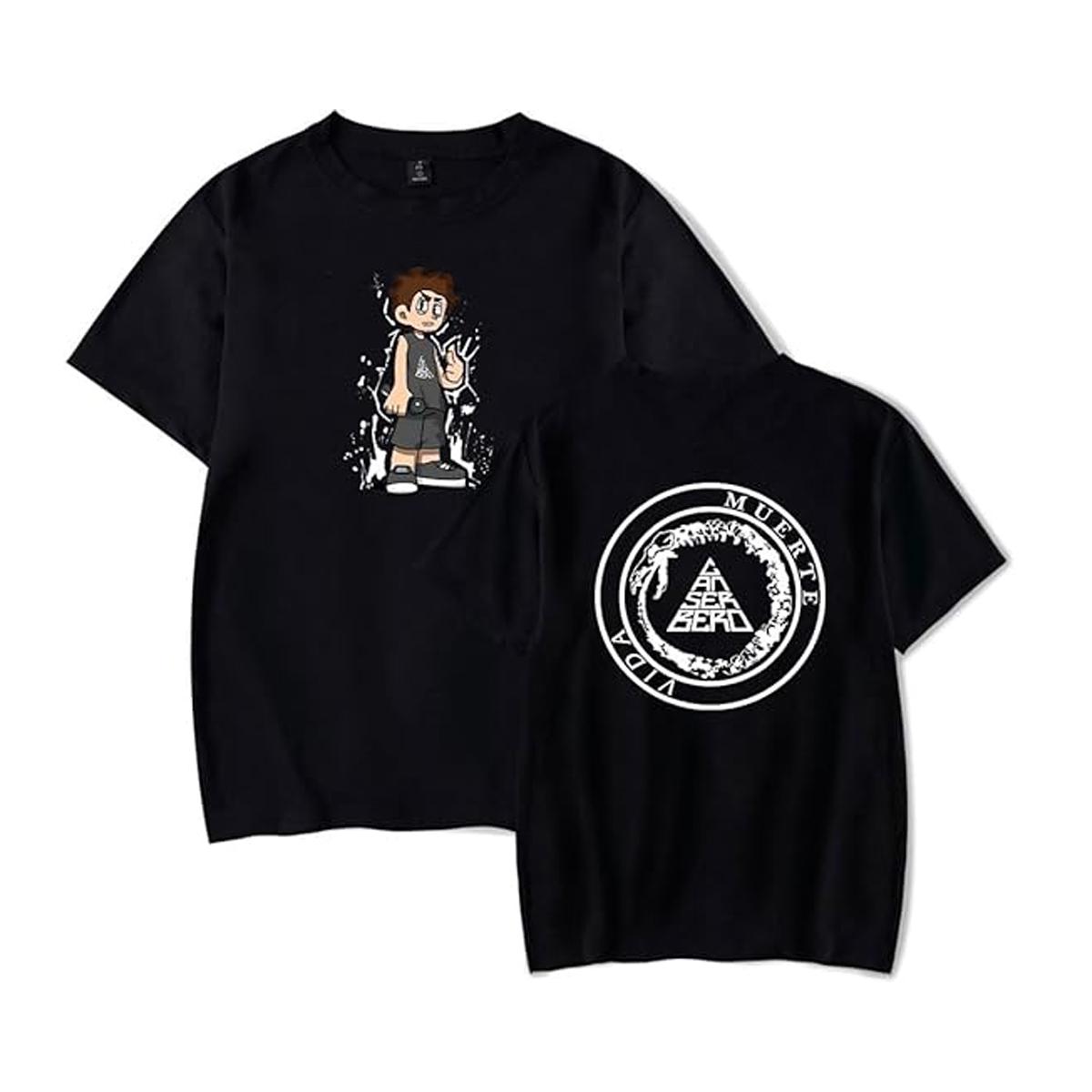 Canserbero Cotton Crewneck Short Sleeve Tee Shirts Men Women Unisex Tops Fashion Summer Short Sleeve Loose TShirt 4XL
