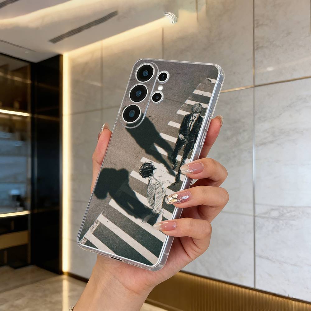 D-Death -Note Light Yagami -L Phone Case For Samsung S25,S24,S21,S22,S23,S30,Ultra,S20,Plus,Fe,Lite Transparent Cover