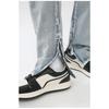 Long Trousers High Street Broken Hole Men and Women with The Same Hip-hop Retro Washed Zipper Scraped Beggar Pants Pants Versatile