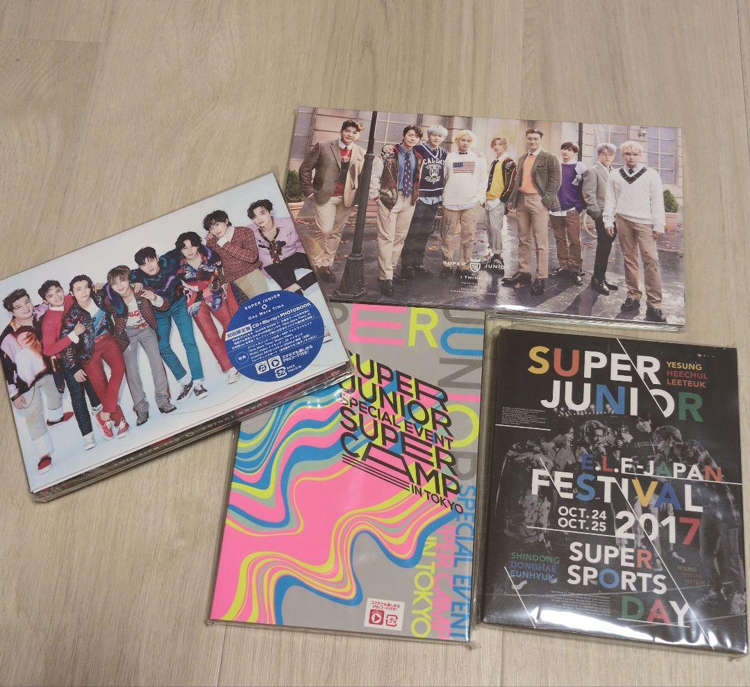 

[USED] SUPER JUNIOR DVD & Blu-ray set of 4