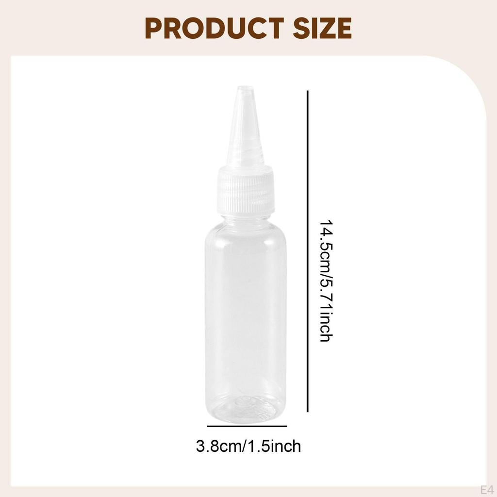 10 Pieces Dispensing Bottles Liquid Dropper Packing Sample Bottle Jars with Portable and