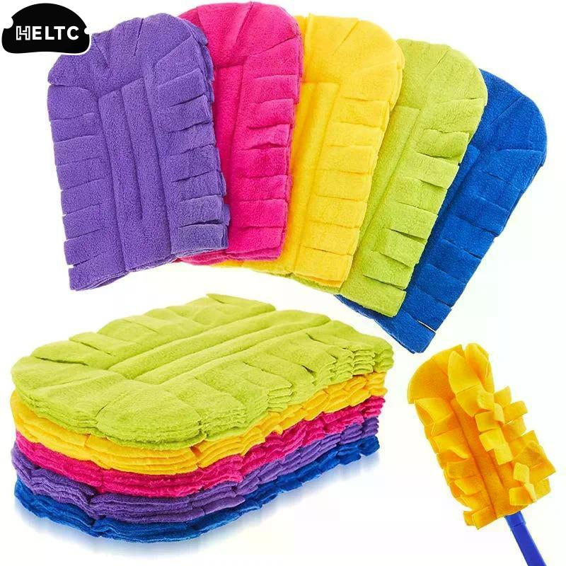 1/5Pcs New Microfiber Duster Replacement Head Duster Window Dusting Cloth With Handle Clean Desk Blind Surface Dust Clean Tool
