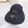 Men's fishing fan hat solar charging hat with fan summer women's work outdoor sunshade sun protection hat