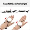 Round Diving Rearview Mirror with Elastic Rope Adjustable Scubas Diving Rearview Mirror for Scubas & Snorkeling