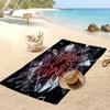 Manchester United Bedrucktes Strandtuch Schnelltrocknend Weiches Handtuch Tragbare Große Rechteckige Stranddecke für Reisen Schwimmbad