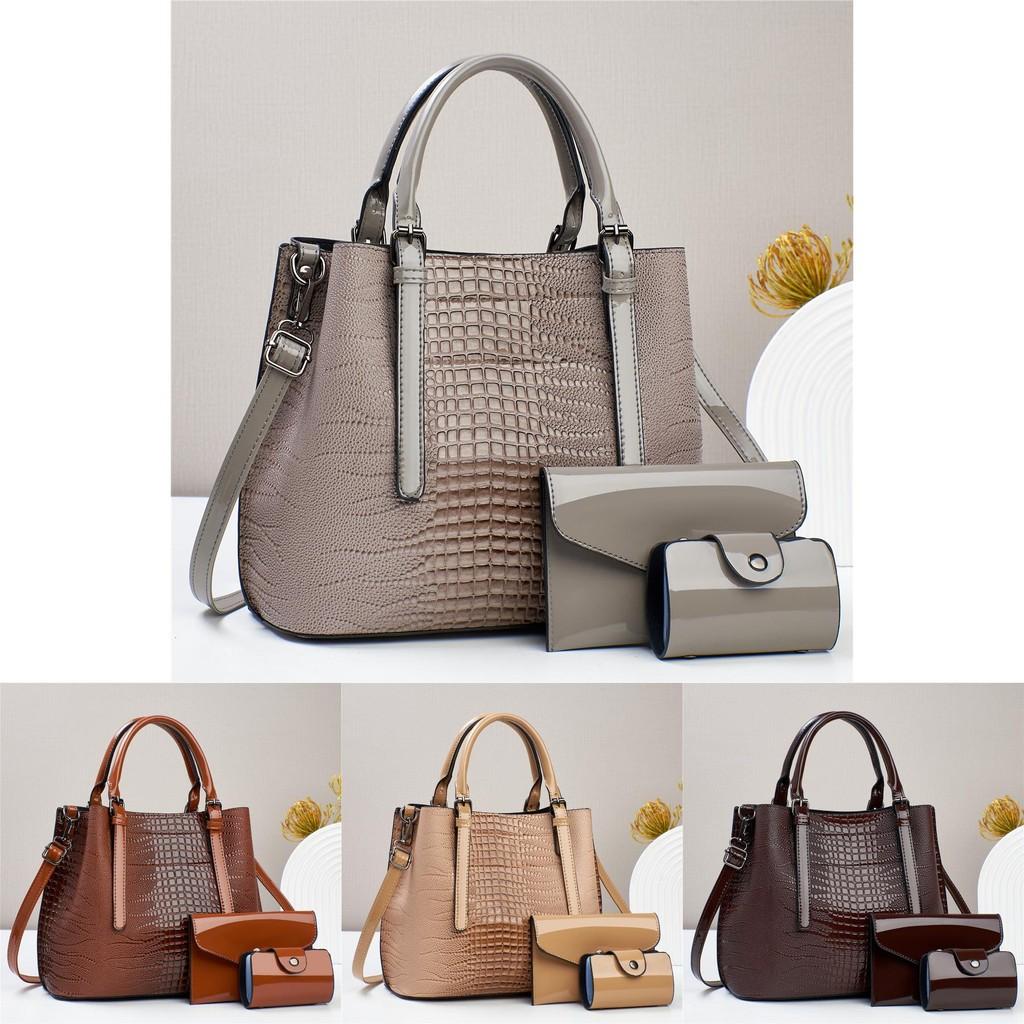 Elegant Fashion Crocodile Pattern Shoulder Crossbody Bag For Women In Stylish Colors