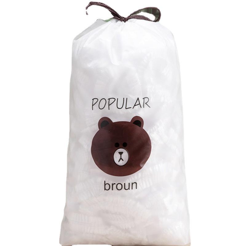 Transparent Elastic Stretch Food Sealing Sleeves for Fresh-Keeping - Kitchen and Refrigerator Use.