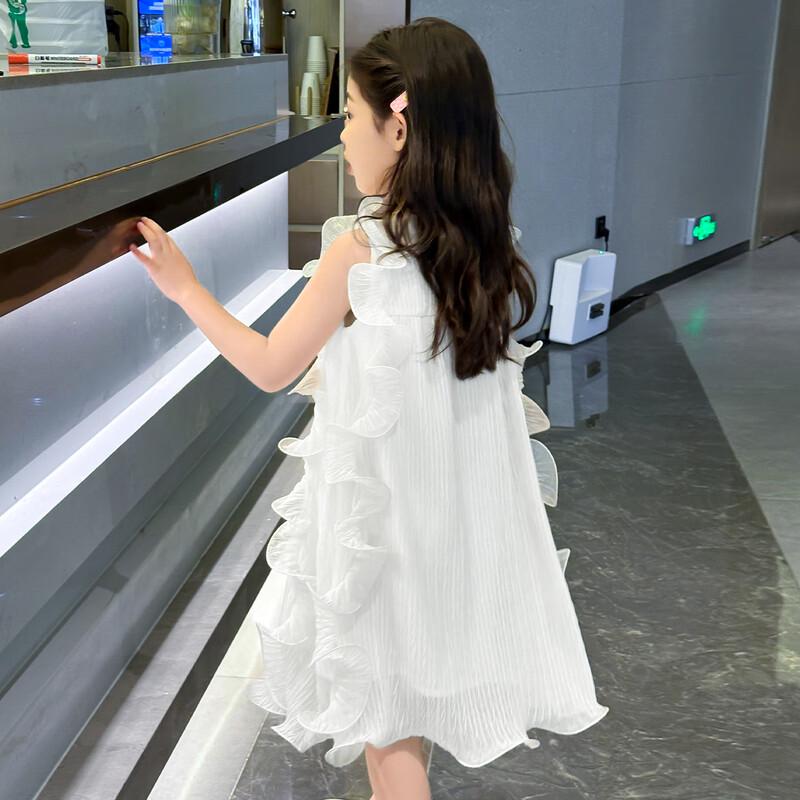 Tutu Elephant Girls' 2025 Summer Bow Princess Dress