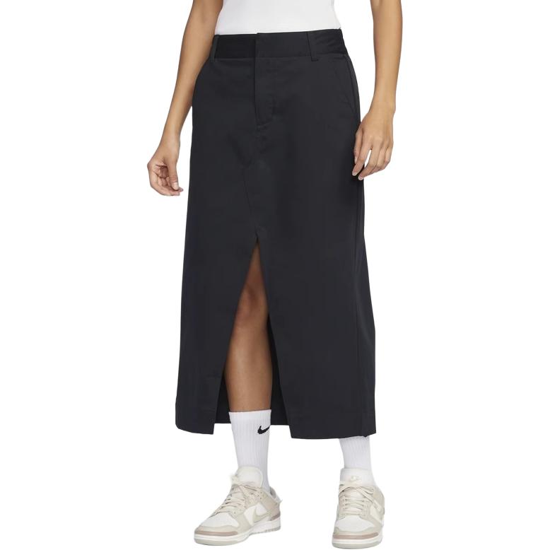 New Nike Casual Long Skirts Women's Black HQ8023-010