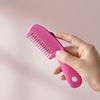 Tagliacapelli Regolabile 2 in 1 e Pettine per Taglio Frangia Famiglia Rosso Rosa