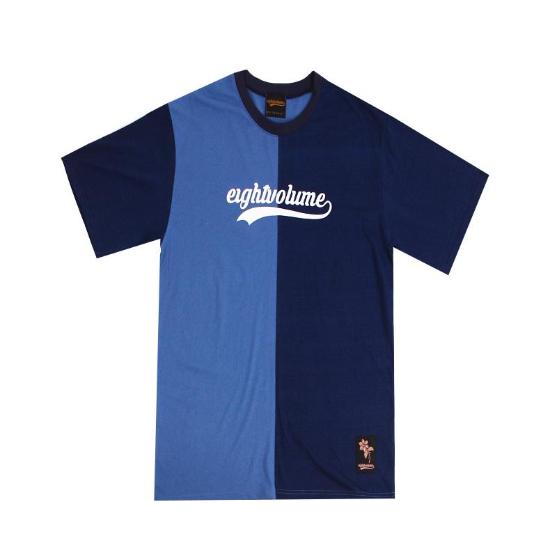 Eight Volume Ev Denim Length Tee Denim