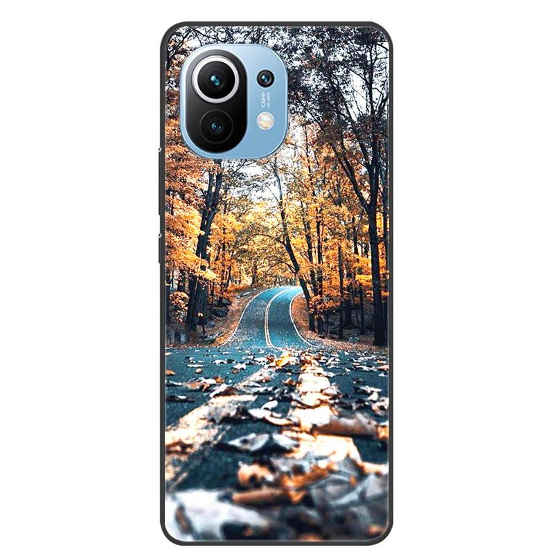 For Xiaomi 11 Lite 5G NE Case Protective Silicone TPU Phone Cases for Xiaomi Mi 11 Lite 5G Shockproof Covers 11Lite Soft Fundas