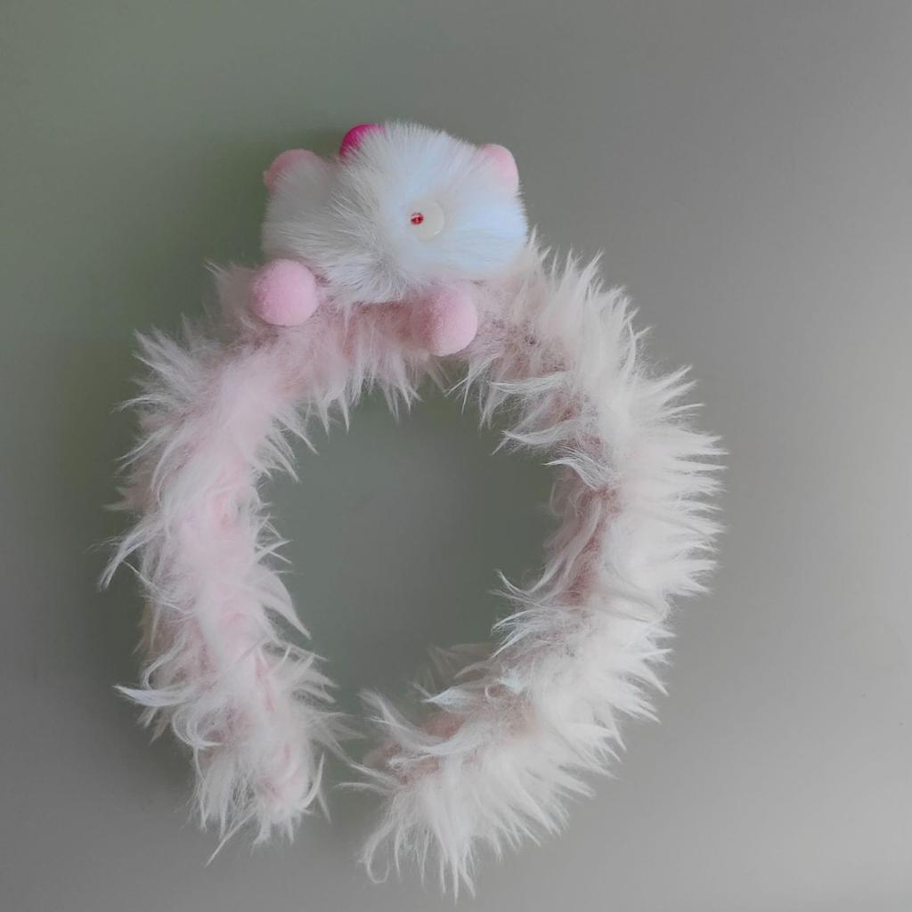 Vitality monster plush funny headband cute girl heart grotesque hairball headband ugly cute design headband hair accessories