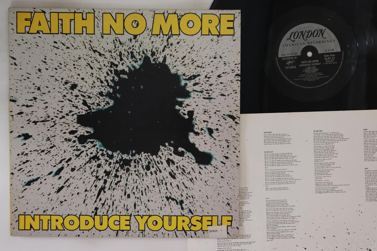 

LP Record FAITH NO MORE - Introduce Yourself SLAP21 SLASH 1987 UK Rock Used