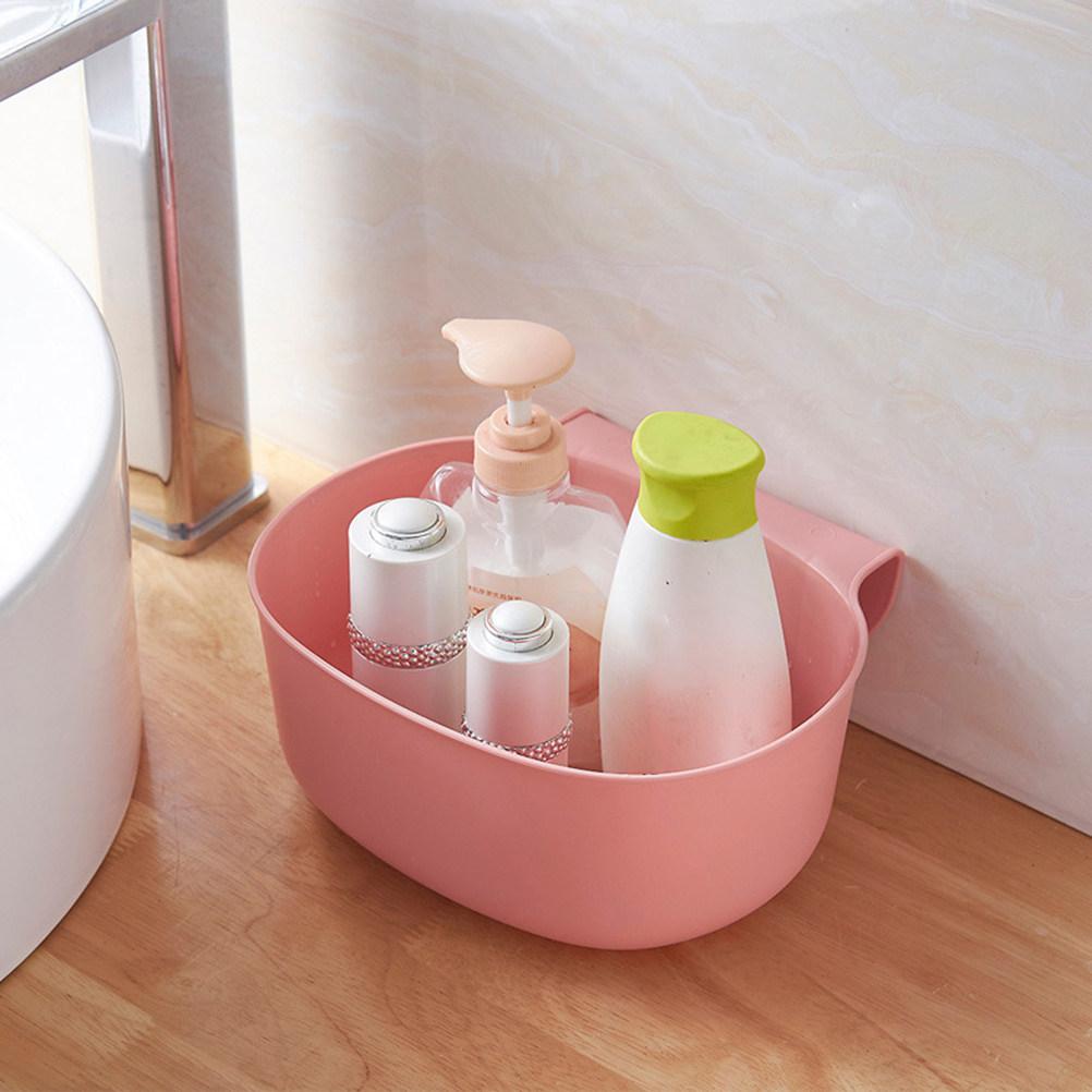 Plastic Hanging Waste Basket Green Cabinet Door Mount Large Capacity Tear Resistant Hanging Storage Trash Can for Household Use