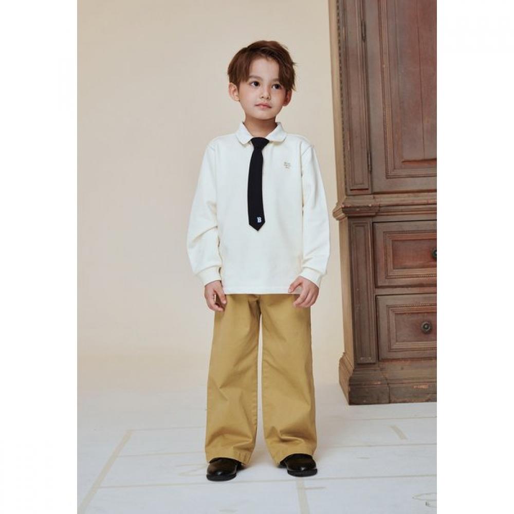 The Coffee Bean   Tea Leaf Ivory Yoko Collar T shirT ba11Ts01iv