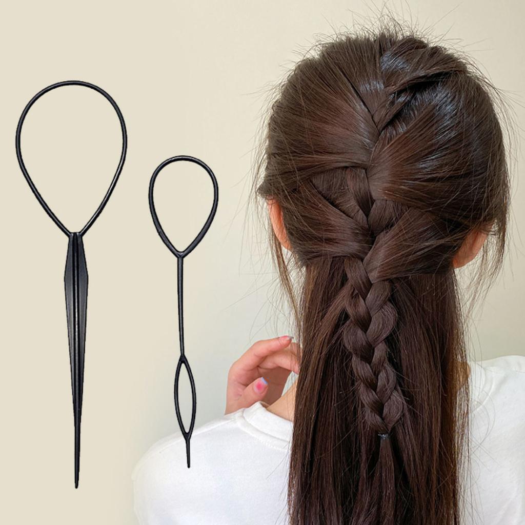 Nástroje pro culík Topsy Tail Pletený tvůrce culíků Snadno použitelné DIY nástroje pro úpravu vlasů pro ženy