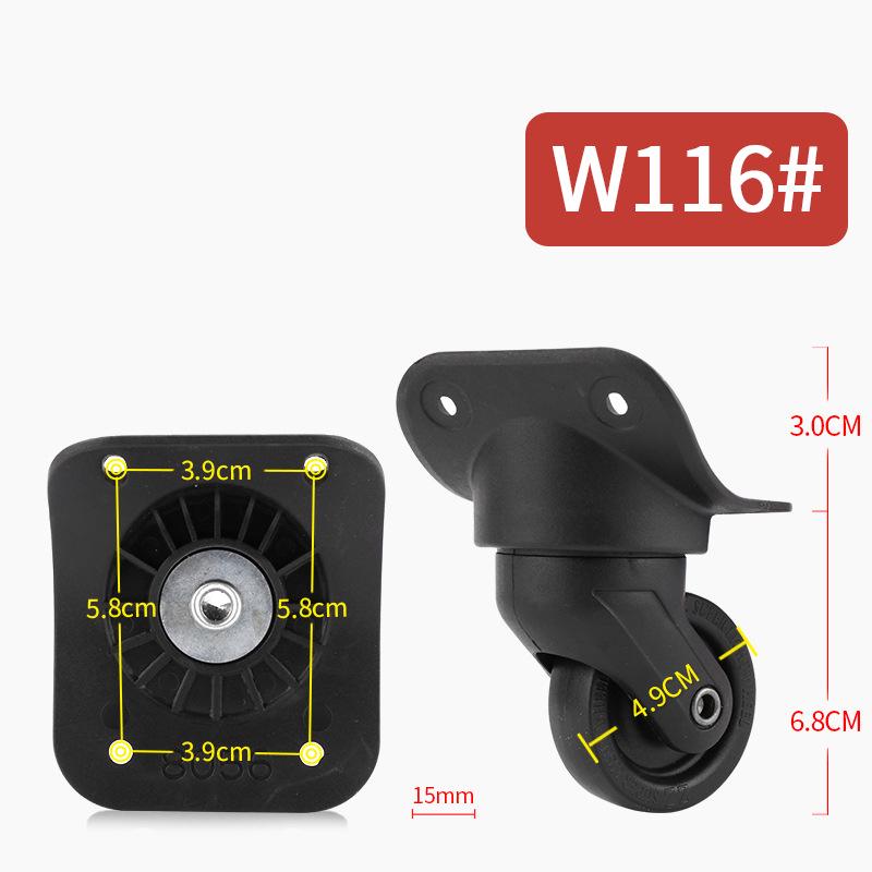 Universal Luggage Replacement Wheels - Trolley Suitcase Repair Accessories