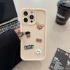 Three Dimensional Coffee Bear Apple 17 Mobile Phone Case Iphone1511 Suitable for 16promax Retro Cartoon 12