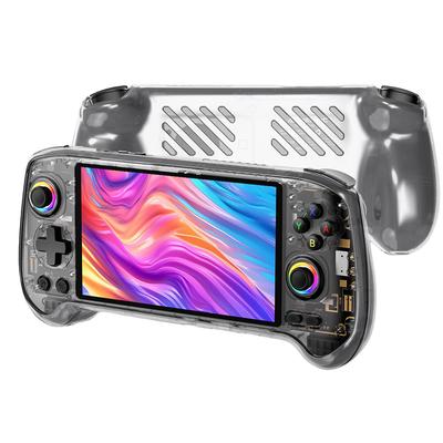 TPU Cooling Transparent Case Anti-Scratch Protective Cover Shockproof Protective Case for Anbernic RG557 Handheld Game Console